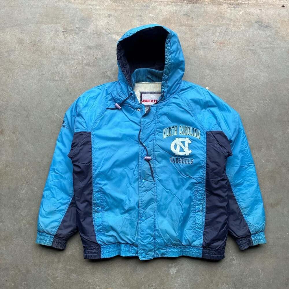 Vintage Apex One North Carolina UNC Tarheels Puffer Jacket